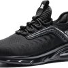 Furuian Steel Toe Shoes Lightweight Slip‑Resistant Safety Sneakers-0