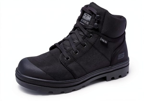 Skechers Womens Rotund Darragh Work Lace-Up Boot Safety Toe-0
