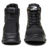 Steel Toe Boots Women Waterproof Safety Shoes Leather Upper 679 Black-3