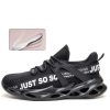 Furuian Steel Toe Shoes for Men Women Lightweight Slip On Safety Work Shoes Comfortable Steel Toe Sneakers-4