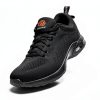 FENLERN Steel Toe Shoes for Women Lightweight Medium and Wide Size Safety Shoes Comfortable Work Shoe Sneakers Indestructible Colchón de Aire Zapatos de Trabajo para Mujer-3