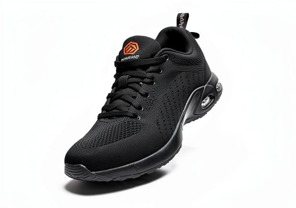FENLERN Steel Toe Shoes for Women Lightweight Medium and Wide Size Safety Shoes Comfortable Work Shoe Sneakers Indestructible Colchón de Aire Zapatos de Trabajo para Mujer-3