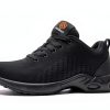 FENLERN Steel Toe Shoes for Women Lightweight Medium and Wide Size Safety Shoes Comfortable Work Shoe Sneakers Indestructible Colchón de Aire Zapatos de Trabajo para Mujer-6