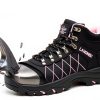 Waterproof Steel Toe Boots for Women Wide Width Non Slip Work Shoes Lightweight Slip Resistant Safety Toe Sneakers Indestructible Construction Composite Toe Footwear-2