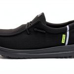 HEYDUDE Women Wendy Work CT Slip Resistant Composite Toe Shoes Black-0