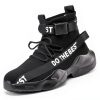 Furuian Steel Toe Shoes Comfortable Safety Sneakers for Men Women-3