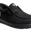 HEYDUDE Women Wendy Work CT Slip Resistant Composite Toe Shoes Black-7