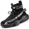 Furuian Steel Toe Shoes Comfortable Safety Sneakers for Men Women-0