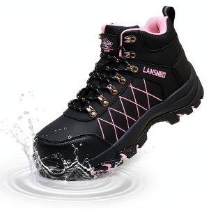 Waterproof Steel Toe Boots for Women Wide Width Non Slip Work Shoes Lightweight Slip Resistant Safety Toe Sneakers Indestructible Construction Composite Toe Footwear-0