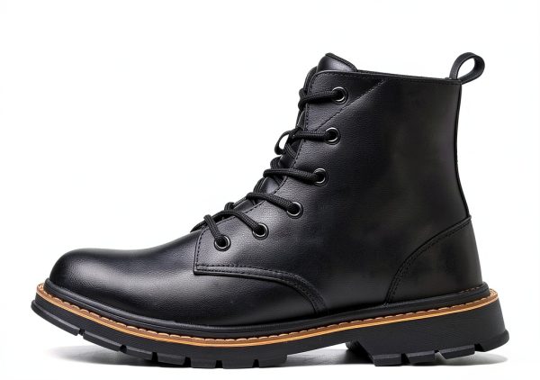 Steel Toe Boots Waterproof Lightweight Safety Work Boots 6" Black-2