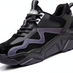 Steel Toe Shoes Wide Fit Indestructible Work Sneakers Slip‑Resistant-0