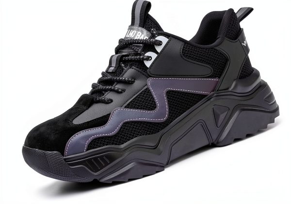 Steel Toe Shoes Wide Fit Indestructible Work Sneakers Slip‑Resistant-0