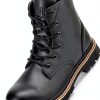 Steel Toe Boots Waterproof Lightweight Safety Work Boots 6" Black-0