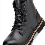 Steel Toe Boots Waterproof Lightweight Safety Work Boots 6" Black-0