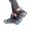 Steel Toe Boots Women LARNMERN Lightweight Industrial Work Safety Pink-2