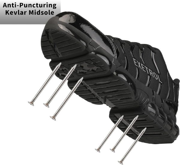 Steel Toe Shoes Men Women Composite Toe Safety Sneakers Air Cushion-3