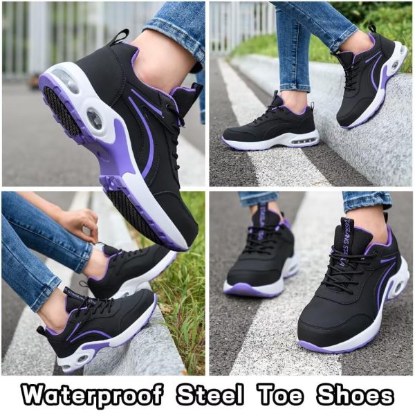 Women's Waterproof Toe Shoes Stasslang d020 Non Slip-5
