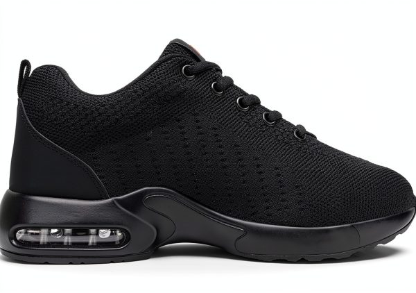 FENLERN Steel Toe Shoes for Women Lightweight Medium and Wide Size Safety Shoes Comfortable Work Shoe Sneakers Indestructible Colchón de Aire Zapatos de Trabajo para Mujer-9