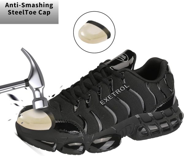 Steel Toe Shoes Men Women Composite Toe Safety Sneakers Air Cushion-2