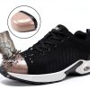Tinefiy Steel Toe Shoes for Women Lightweight Safety Shoes Air Cushion Comfortable Slip Resistant Indestructible Womens Puncture Proof Work Shoe-2